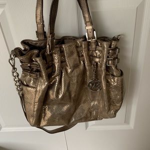 Michael Kors gold bag
